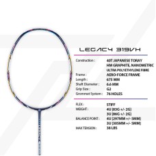 Legacy  319 VH  Professional Badminton Racket