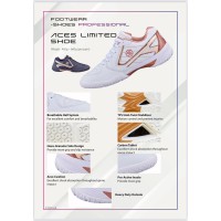 Aces Badminton Shoes-White